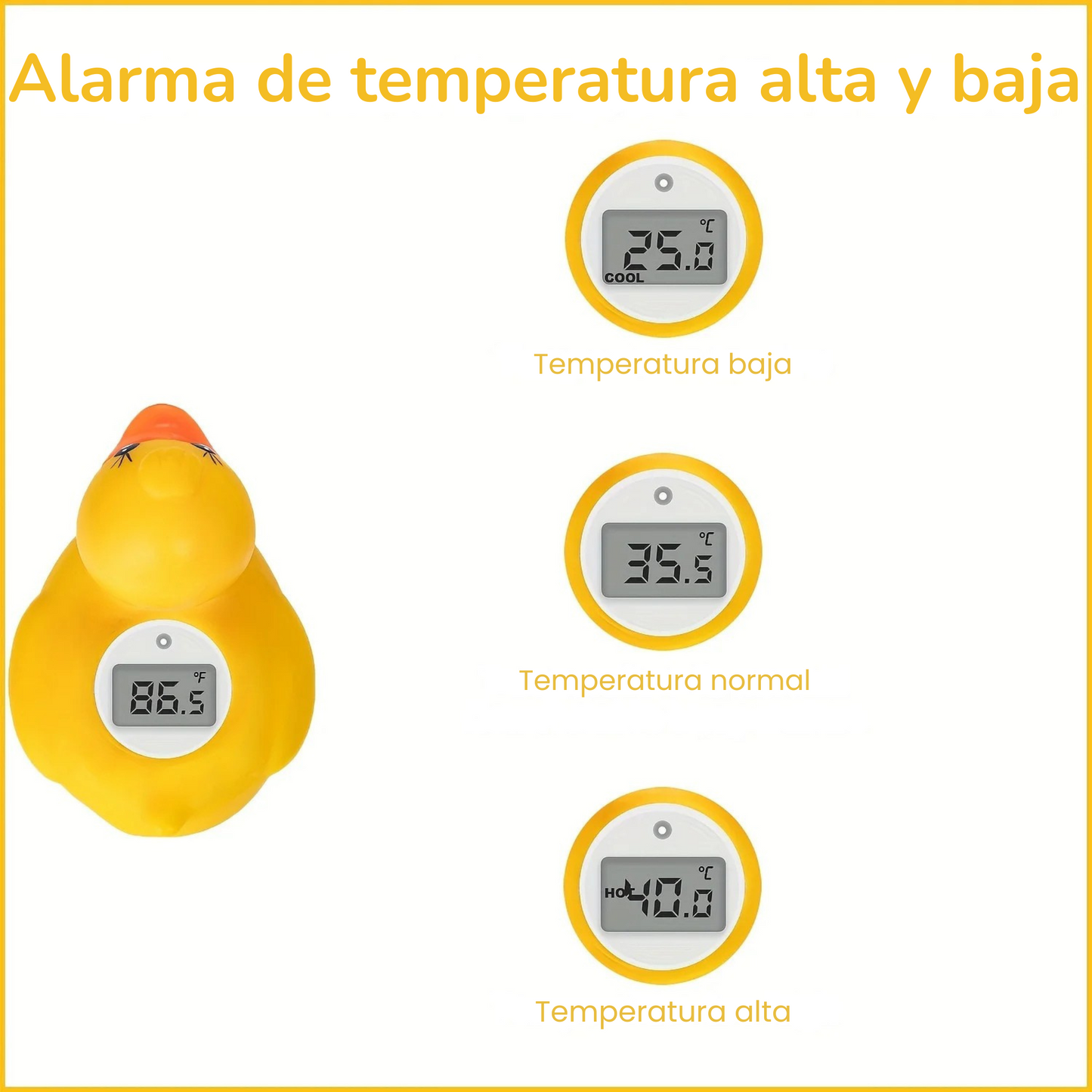 Termómetro de agua para baño - TribuBebé Productos pediátricos en México